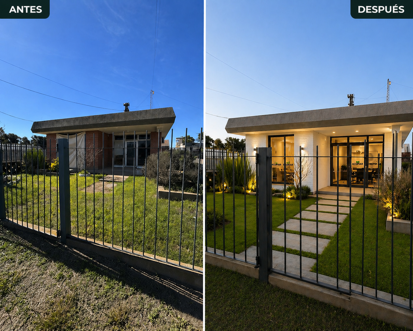 Proyecto ACOPIAR - Antes y Después