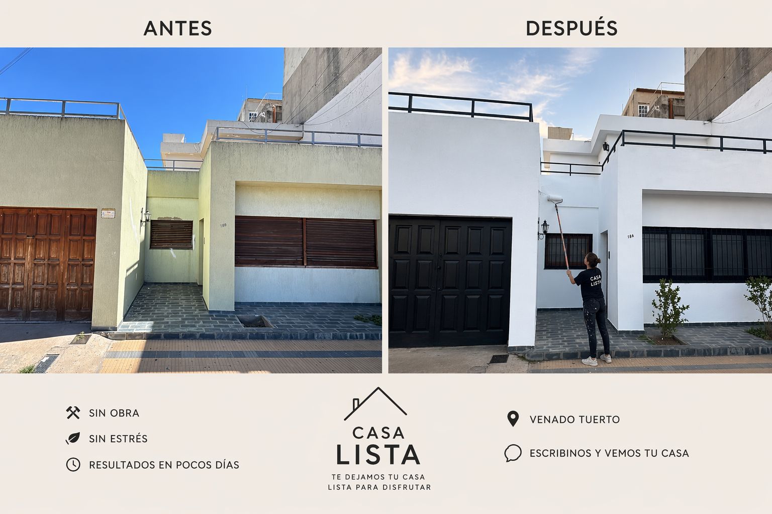 Frente de casa renovado - Venado Tuerto